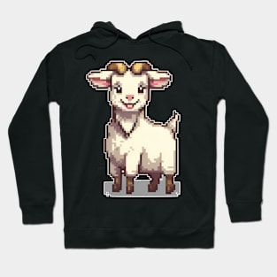 Pixelated Cute Goat Hoodie